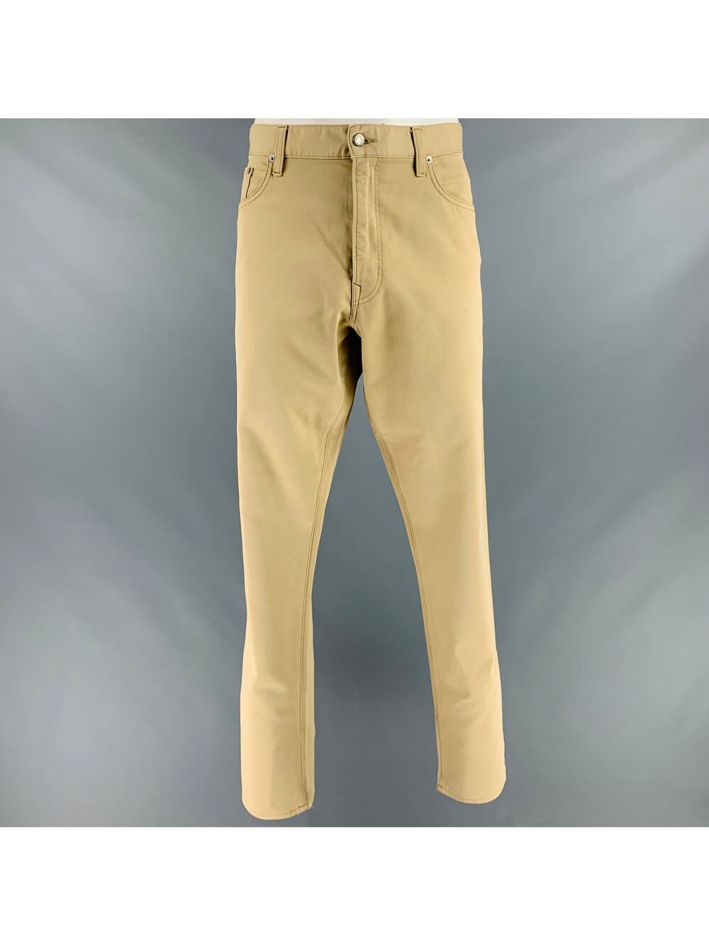 POLO by RALPH LAUREN Size 38 Beige Cotton Blend 5 Pockets Casual Pants